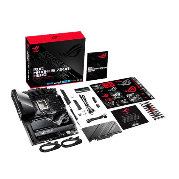 Asus Rog Maximus Z690 Hero Gaming Motherboard Speicher Ddr5 Cpu 12900k 12700k Intl Z690 Lga 1700 Asus Z690