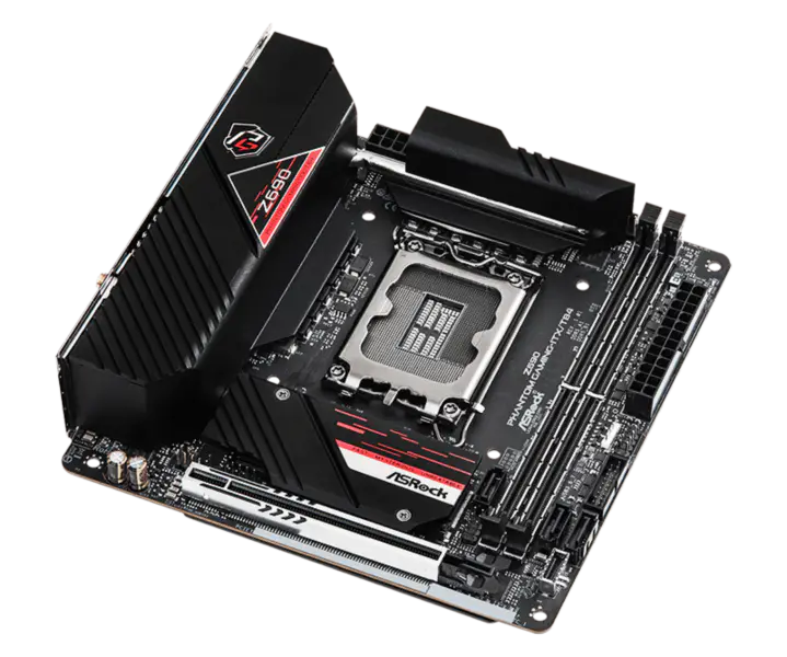 Asrock Z690 Phantom Gaming-itx/tb4 Phantom Gaming Motherboard Ddr5 Unterstützung Cpu 12600k 12700 Intl Z690 Lga 1700