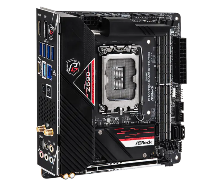Asrock Z690 Phantom Gaming-itx/tb4 Phantom Gaming Motherboard Ddr5 Unterstützung Cpu 12600k 12700 Intl Z690 Lga 1700