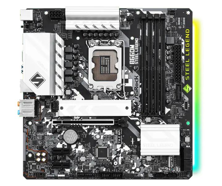 Asrock B660m Steel Legend Ddr4 Motherboard Unterstützt Cpu 12700 12600 Intl B660 Lga 1700