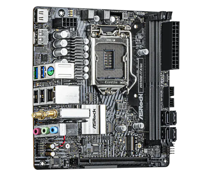 Asrock H510m-itx/ac Mini Motherboard Gaming Motherboard Unterstützt Cpu 10500 10400 11400f Intl H510 Lga 1200
