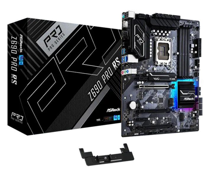 Asrock Z690 Pro Rs Gaming Motherboard Unterstützt Speicher Ddr4 Cpu 12700k 12900k Intl Z690 Lga1700