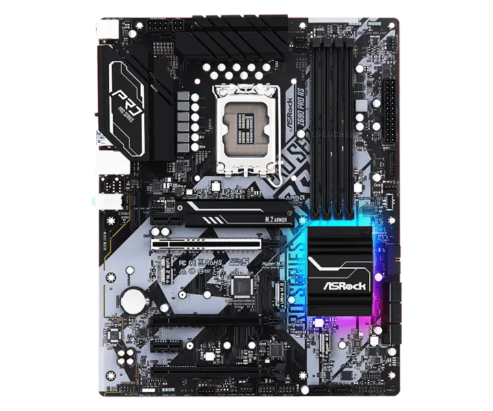Asrock Z690 Pro Rs Gaming Motherboard Unterstützt Speicher Ddr4 Cpu 12700k 12900k Intl Z690 Lga1700