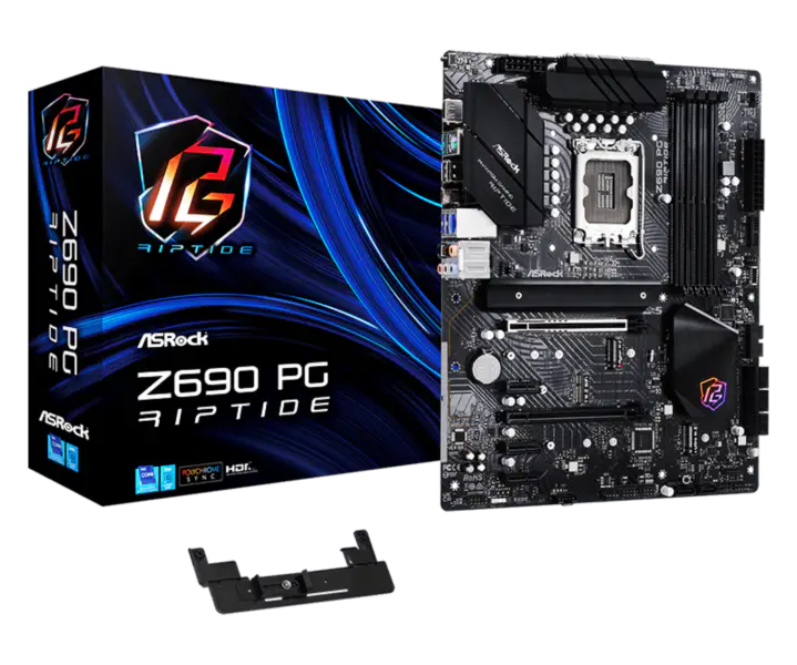 Asrock Z690 Pg Riptide Black Tide Storm Gaming Motherboard Unterstützt Speicher Ddr4 Cpu 12700k/12600k Intl Z690 Lga1700