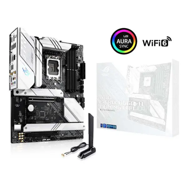 Rog Strix B660-a Gaming Wifi D4 Snow Blowing Motherboard Unterstützung Cpu 12. Generation Intl B660 Lga 1700