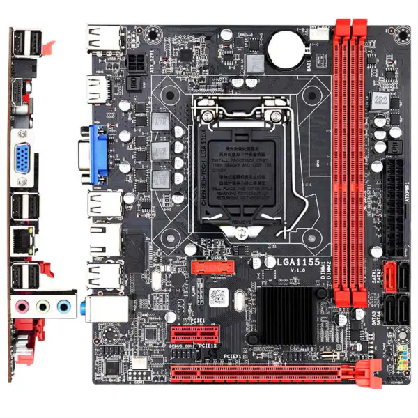 Riserless B75 Motherboard Lga1155 Sockel Motherboard Hohe Leistung Gaming Ddr3 Pc Mainboard