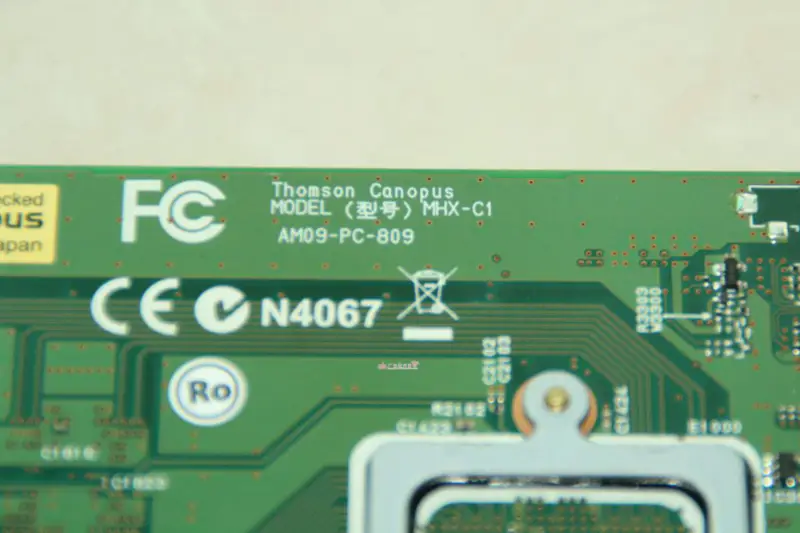 Canopus FIRECODER Blu-ray MHX-C1 PCI X1 Hochgeschwindigkeits-Hardwarekarte AM09-PC-809