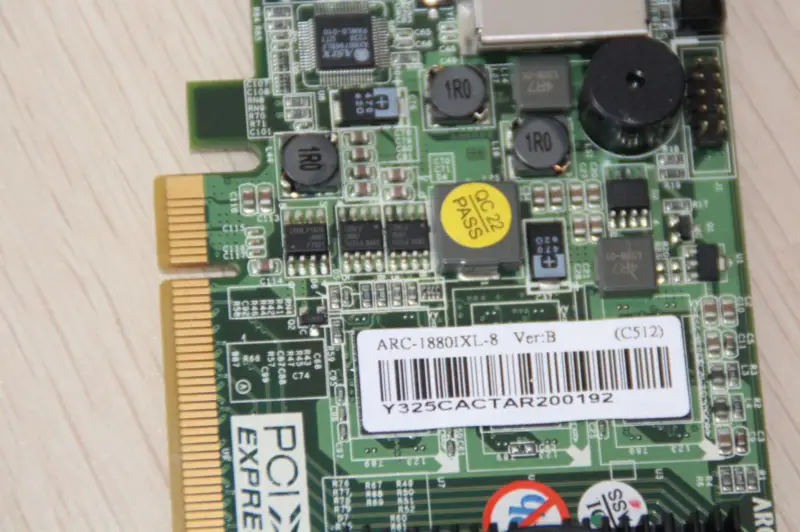 Areca ARC-1880 ARC1880IXL-8 VER:B RAID-Karte SAS SATA Array-Karte