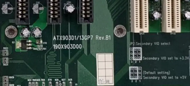 AXIOMTEK ATX903D1/13GP7 REV B1 industrielle Motherboard-Backplane