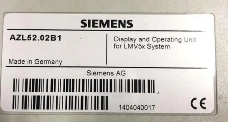 Siemens AZL52.00B1 Tafel