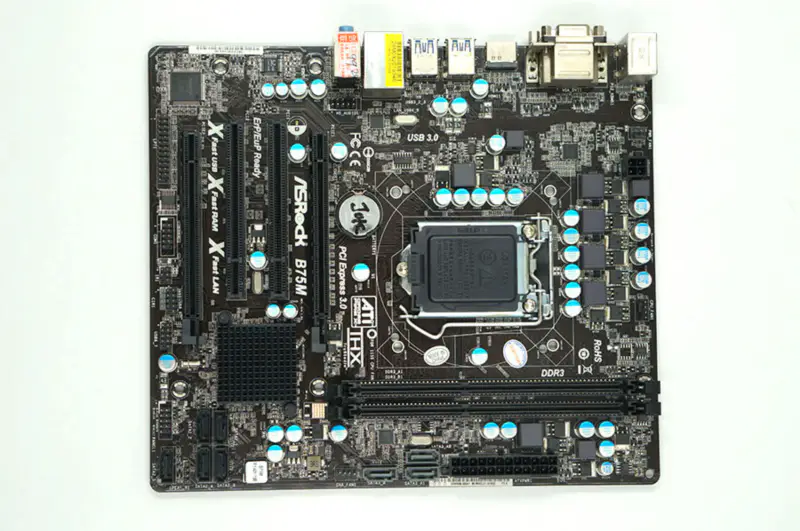Asrock B75M B75 LGA 1155 Micro-ATX Hauptplatine