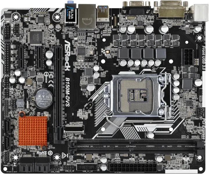 Asrock B150M-DVS Desktop Motherboard B150 Sockel LGA 1151 i3 i5 i7 DDR4 32G SATA3 USB3.0 VGA DVI Micro-ATX
