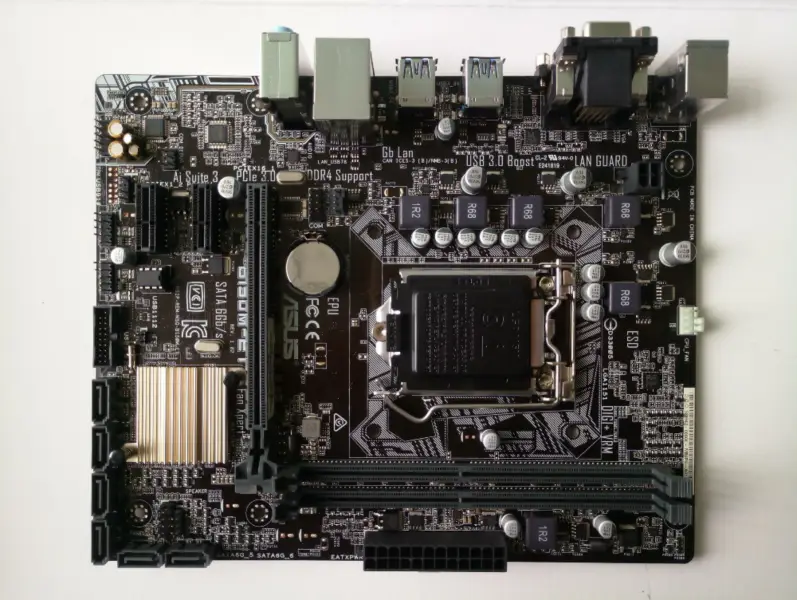 Asus B150M-ET Motherboard B150 Sockel LGA1151 i3 i5 i7 DDR4 SATA3 Micro-ATX