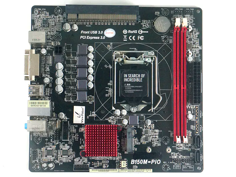 Asrock B150M-PIO Hauptplatine LGA 1151 DDR4