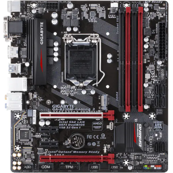 Gigabyte GA-B250M-Gaming 3 Mainboard B250M-Gaming 3 B250 Sockel LGA 1151 DDR4 USB3.0 SATA3.0