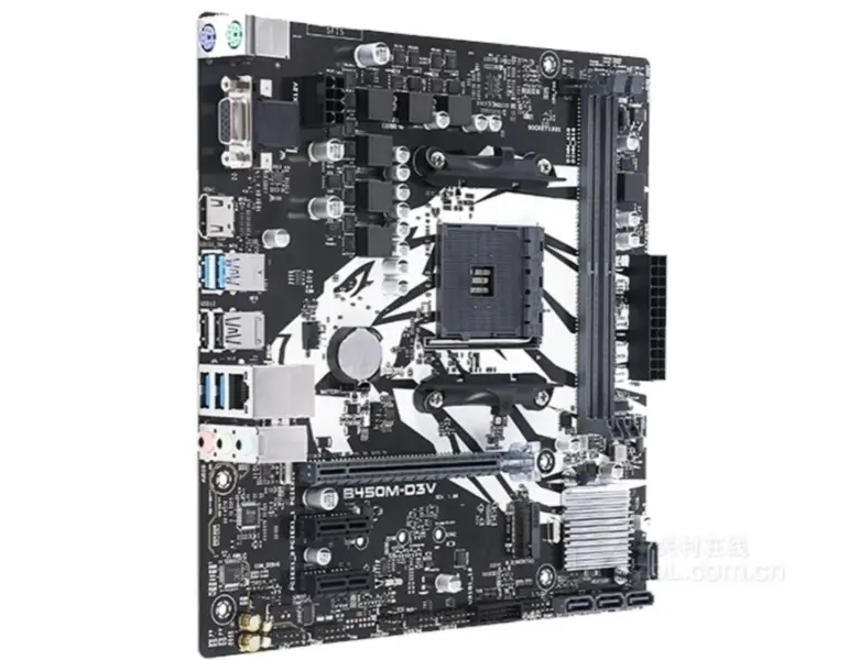Asus B450M-D3V Motherboard AM4 B450
