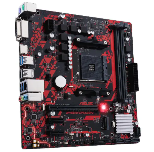 Asus B450M-DRAGON Motherboard unterstützt CPU AMD RYZEN R5 3600 CPU Prozessor AM4