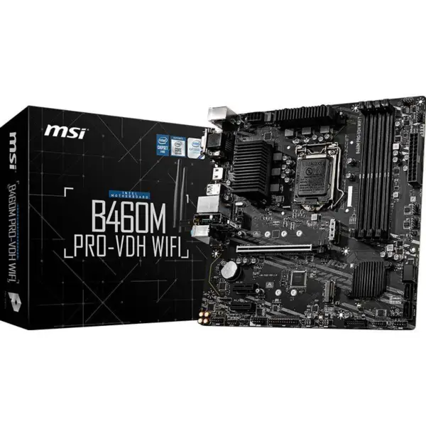 MSI B460M PRO-VDH WIFI Motherboard Micro-ATX Intel B460 M.2 DDR4 SATA 128G Unterstützung LGA 1200 CPU