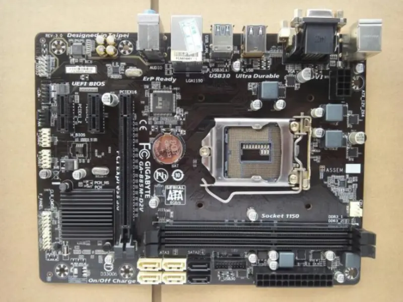 Gigabyte GA-B85M-D2V Mainboard LGA 1150 DDR3 16GB USB2.0 USB3.0 I3 I5 I7