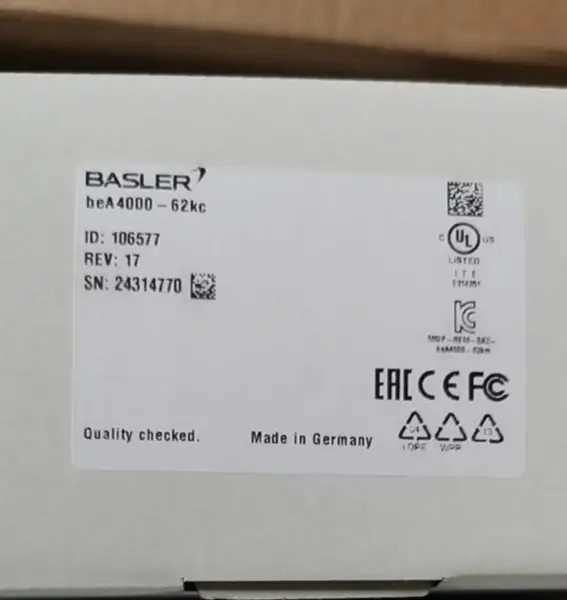 Basler BEA4000-62KC Industriekamera