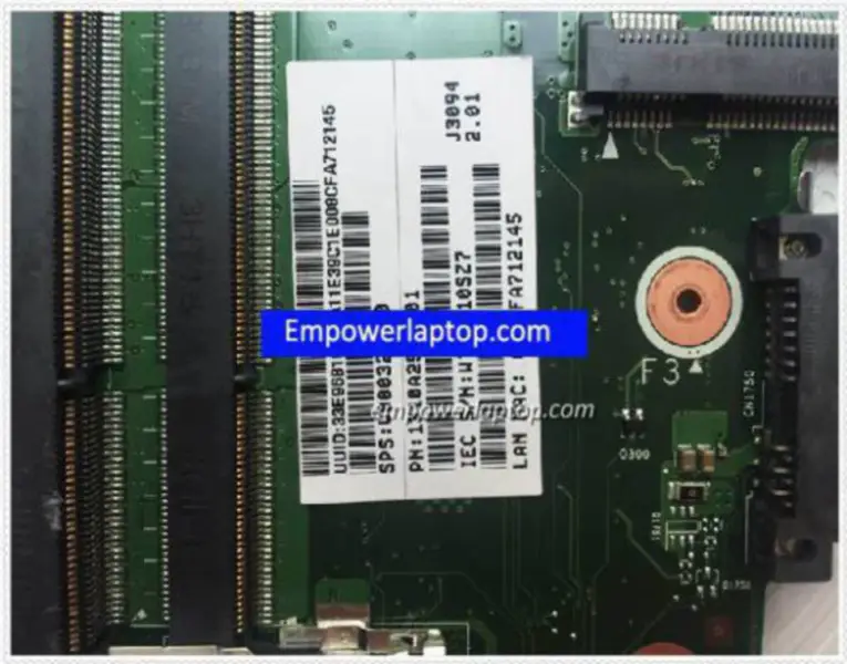 Toshiba BD10F-6060A2566201-MB-A02 Satellite V000325060 Hauptplatine