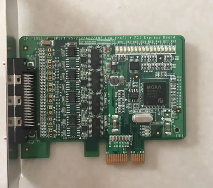 MOXA CP-118EL-A 8-port PCIE multi-port serial card RS232 422 485