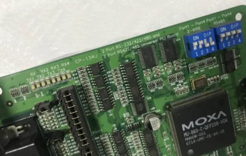 MOXA CP-134U V2 PCI multi-port serial card RS-422/485