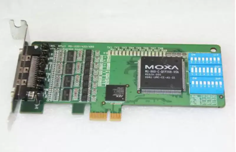 MOXA CP-118EL 8 PORT RS-232/422/485 PCIe SERIAL CARD Industrie-Motherboard