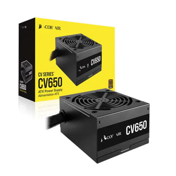 Cors Air Power Pc Stromversorgung Cv650 650w Atx hohe Stromversorgung 80plus Low Noise Fan Rps0128