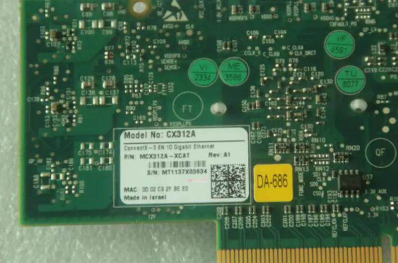 ConnectX-3 DE CX312A Ethernet-Adapter mit zwei 10-Gigabit-Anschlüssen MCX312A-XCAT