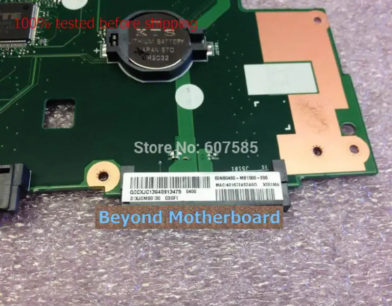Asus D550M Hauptplatine