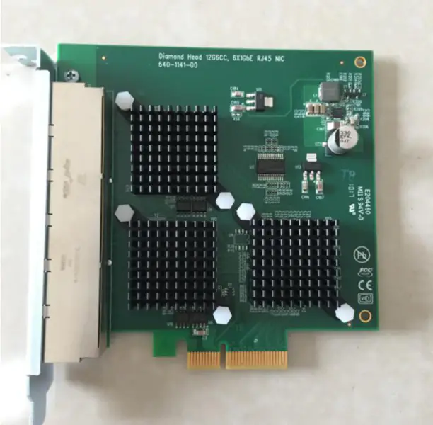 Diamond Head 12G6CC Gigabit Ethernet Netzwerkkarte 6 Port PCI-E X4