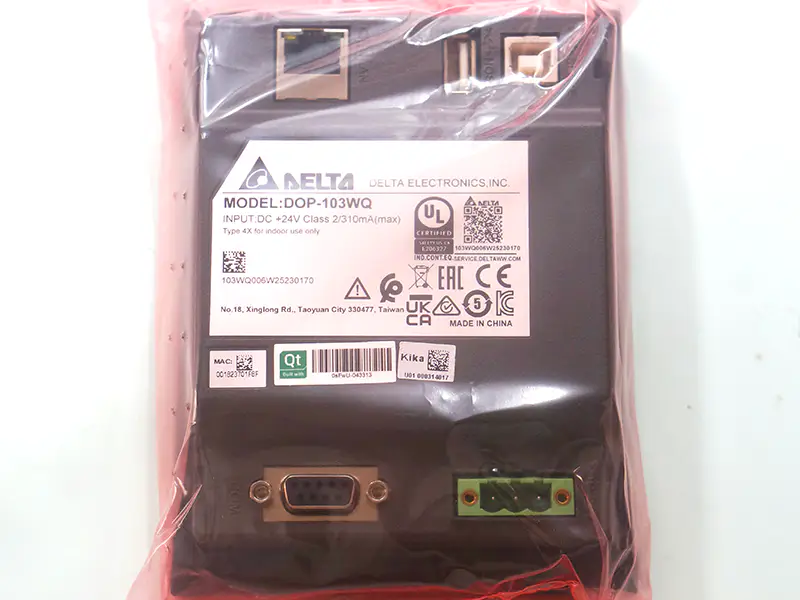 Delta DOP-103WQ HMI-Bildschirm