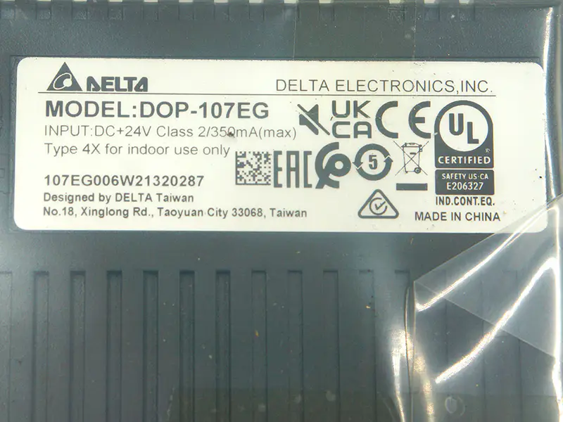 Delta DOP-107EG Touchscreen