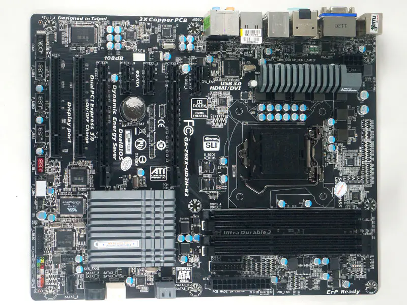Gigabyte GA-Z68X-UD3H-B3 Z68X-UD3H-B3 Mainboard LGA1155 ATX