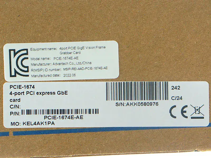 Advantech PCIE-1674E-AE Grabber-Karte