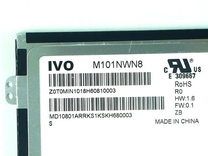 Lenovo M101NWN8 R0 N101BGE-L31 B101XTN01.1 LCD-Bildschirm