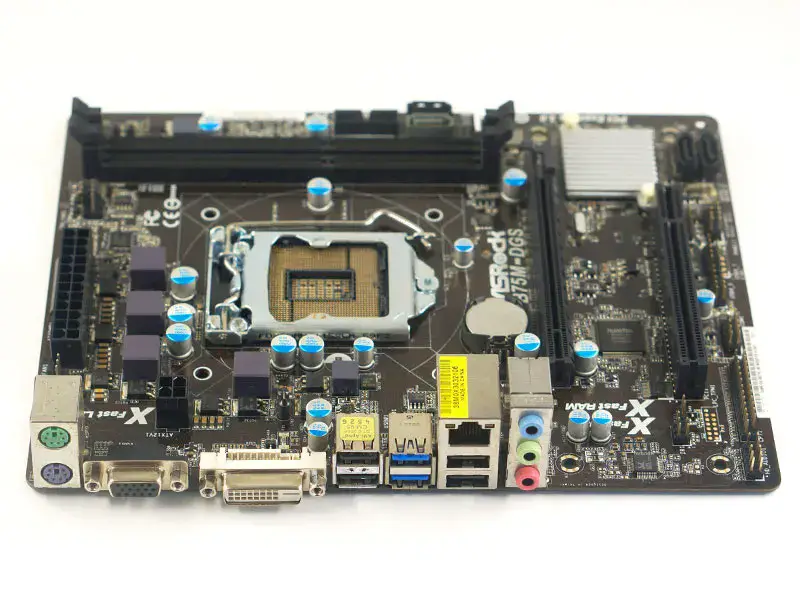 Asrock B75M-DGS R2.0 B75 LGA 1155 Micro-ATX-Motherboard