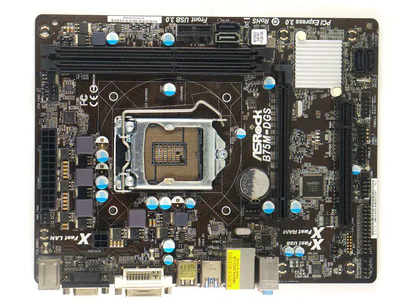 Asrock B75M-DGS R2.0 B75 LGA 1155 Micro-ATX-Motherboard