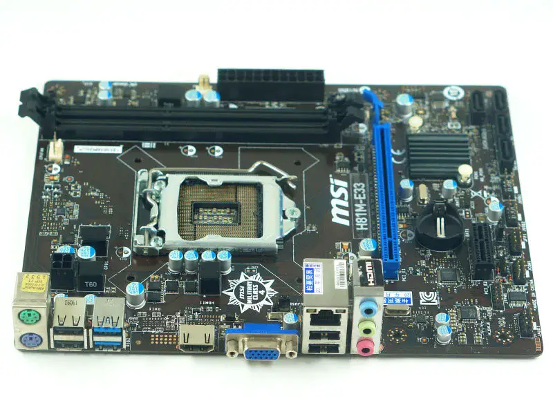 MSI H81M-E33 Mainboard LGA 1150 Intel H81 DDR3 Micro ATX