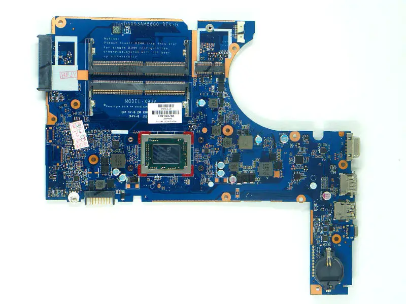 HP 455 G4 907356-001 907356-501 907356-601 DAX93AMB6G0 A10-9600 Motherboard