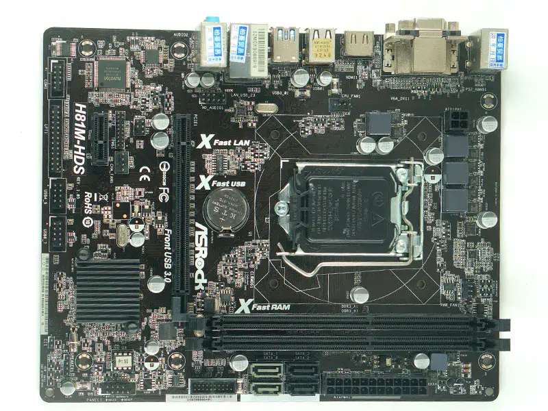 Asrock H81M-HDS Hauptplatine