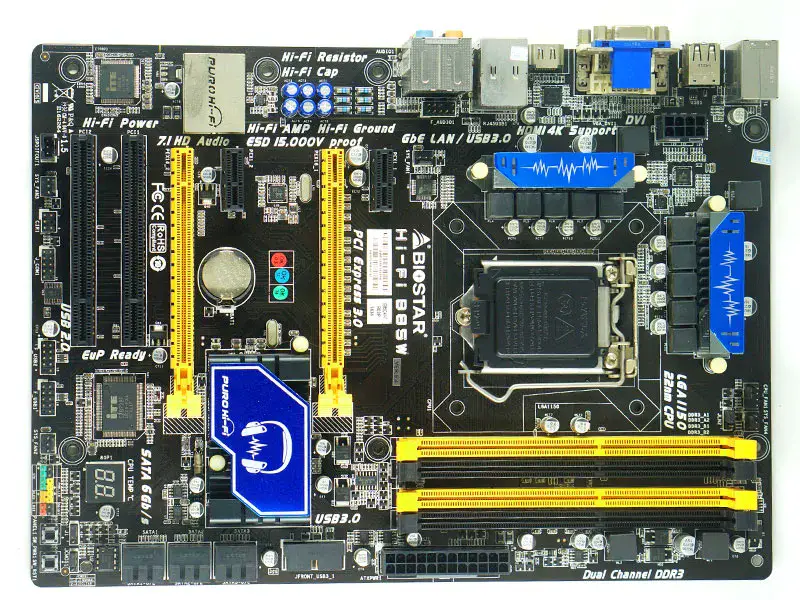 Biostar Hi-Fi B85W LGA 1150 Hauptplatine