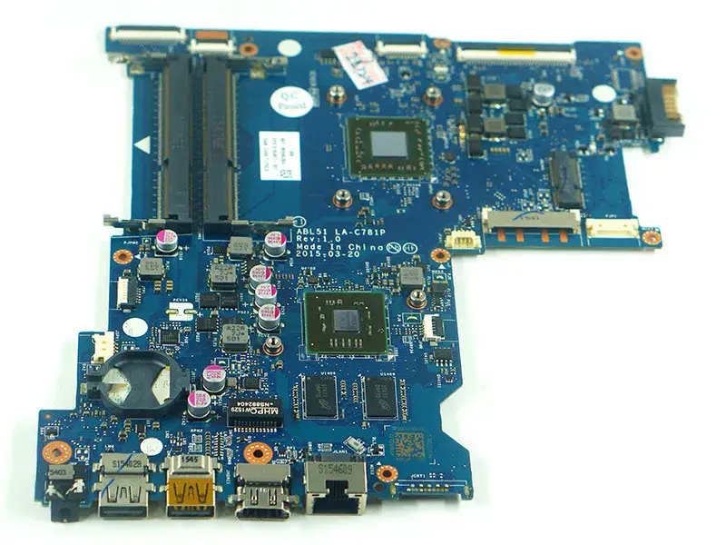 HP Hauptplatine 814611-001 15-AF ABL51 LA-C781P