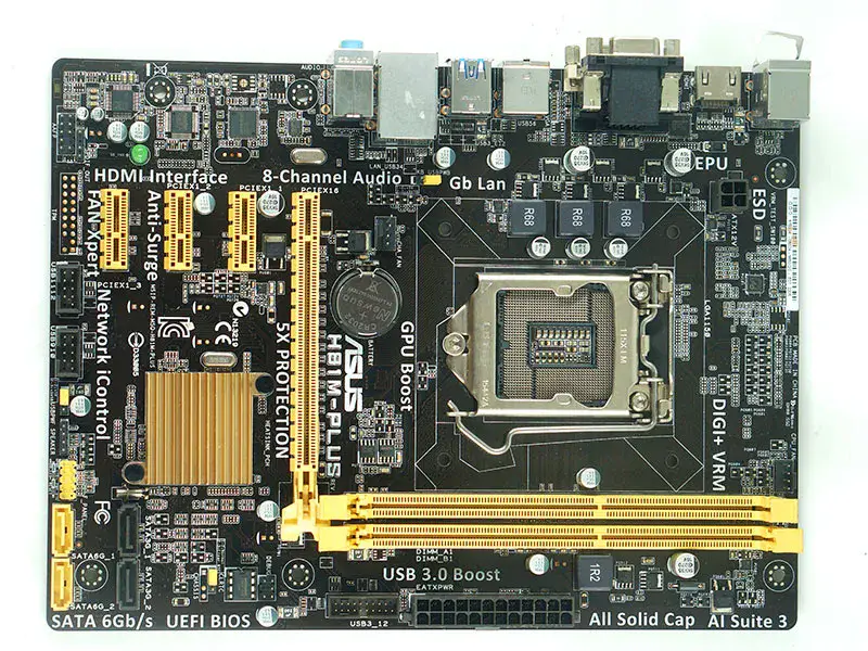 Asus H81M-PLUS Hauptplatine