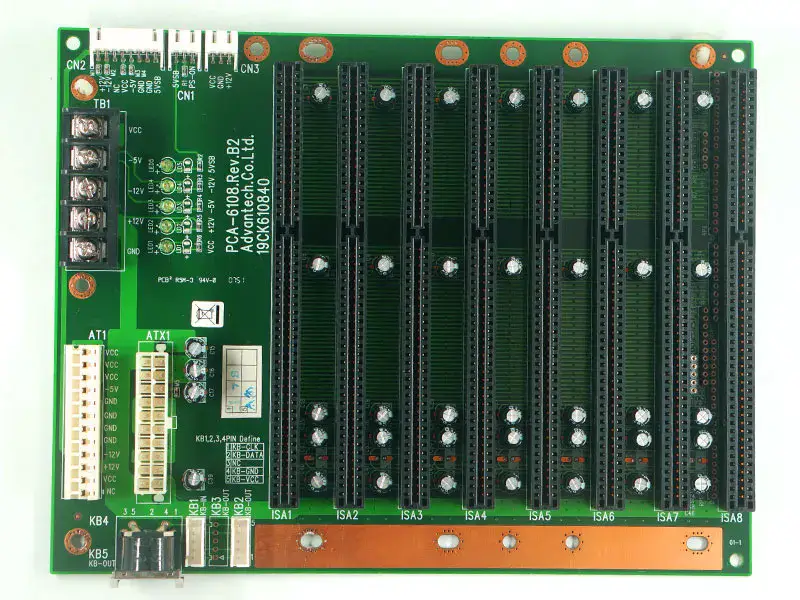 Advantech IPC-6608 PCA-6108 Rev.B2 8-Slot Industrie-Backplane