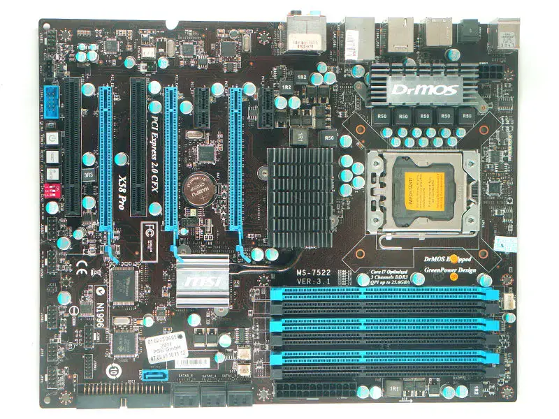 MSI X58 Pro LGA 1366 24GB X58 Hauptplatine