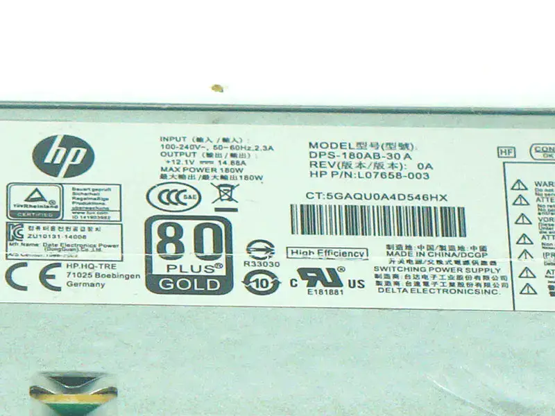 HP DPS-180AB-26A PA-1181-3HB Netzgerät