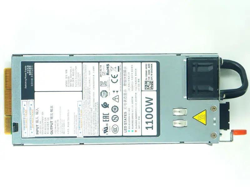 1100W DC-Netzteil PSU für Dell R620 R630 R720 R730XD R520 NX3200 1100W 5G4WK Y1MGX E1100D-S0