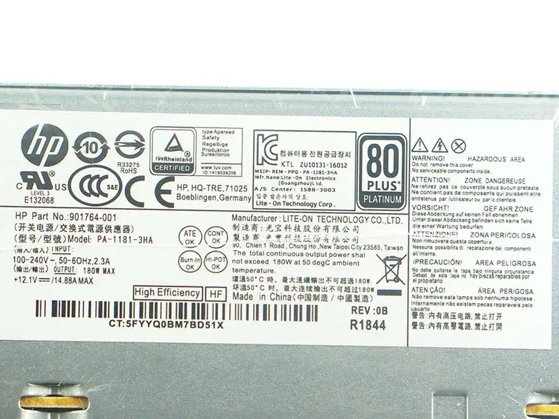 HP PA-1181-3HA 901764-001 Netzgerät